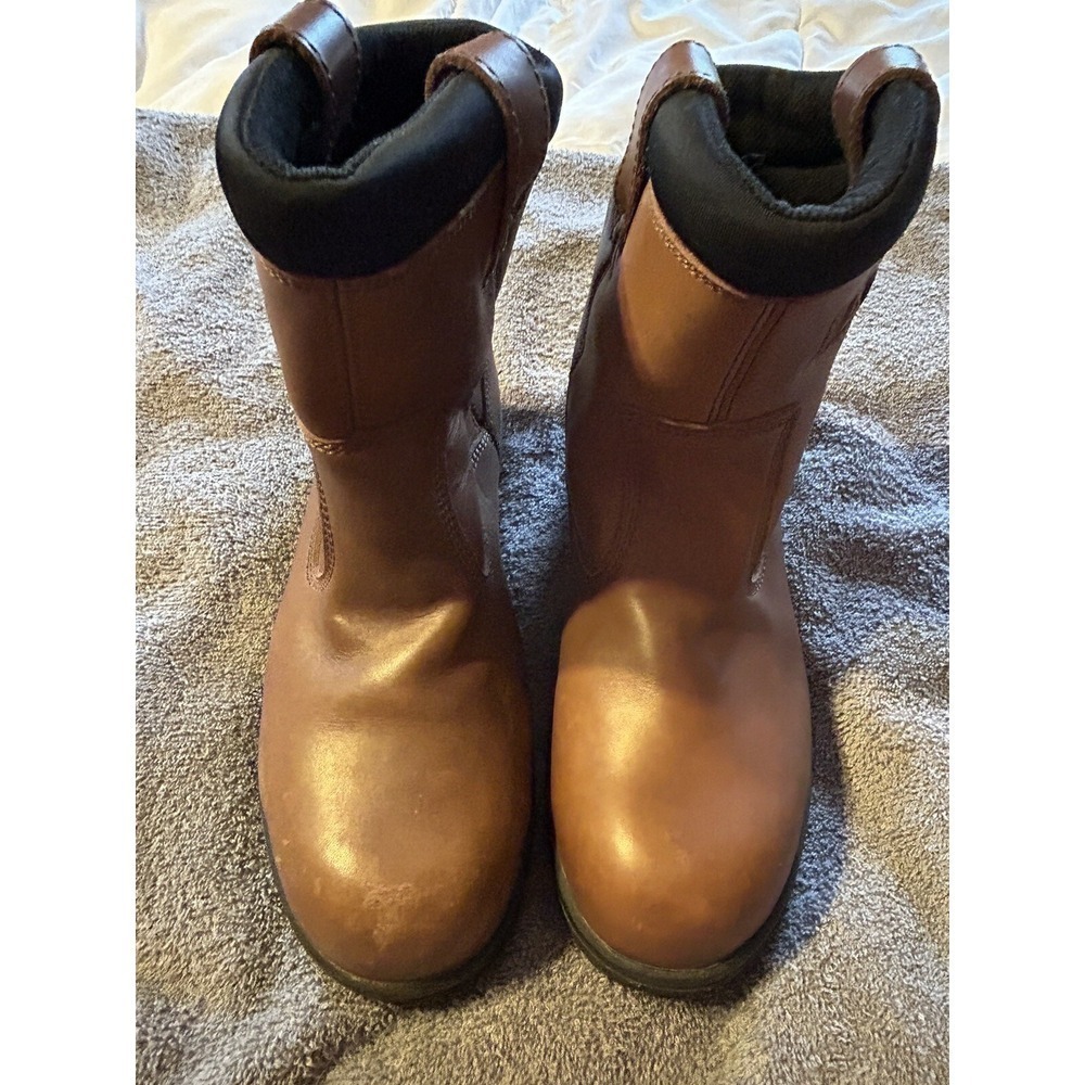 Wellco Ravenhawk  10"  composite safety toe work boot  men size 8 Wmn Sz 9